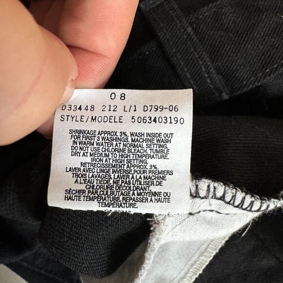 Vintage Black Denim Orange tab  Men's Jeans 38" X 34" - Picture 8 of 8